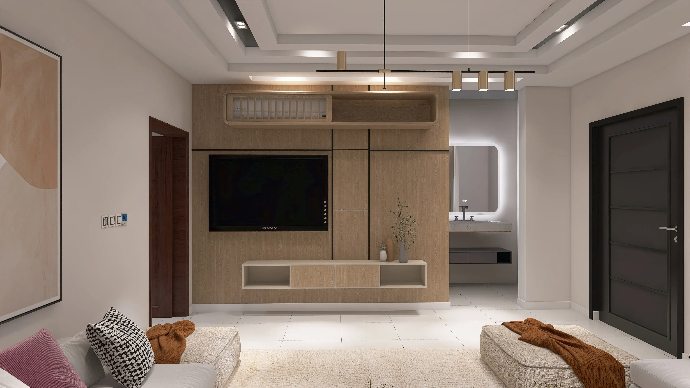 تصميم وتنفيذ اعمال الديكورات الخشبية من شركة تصانيف